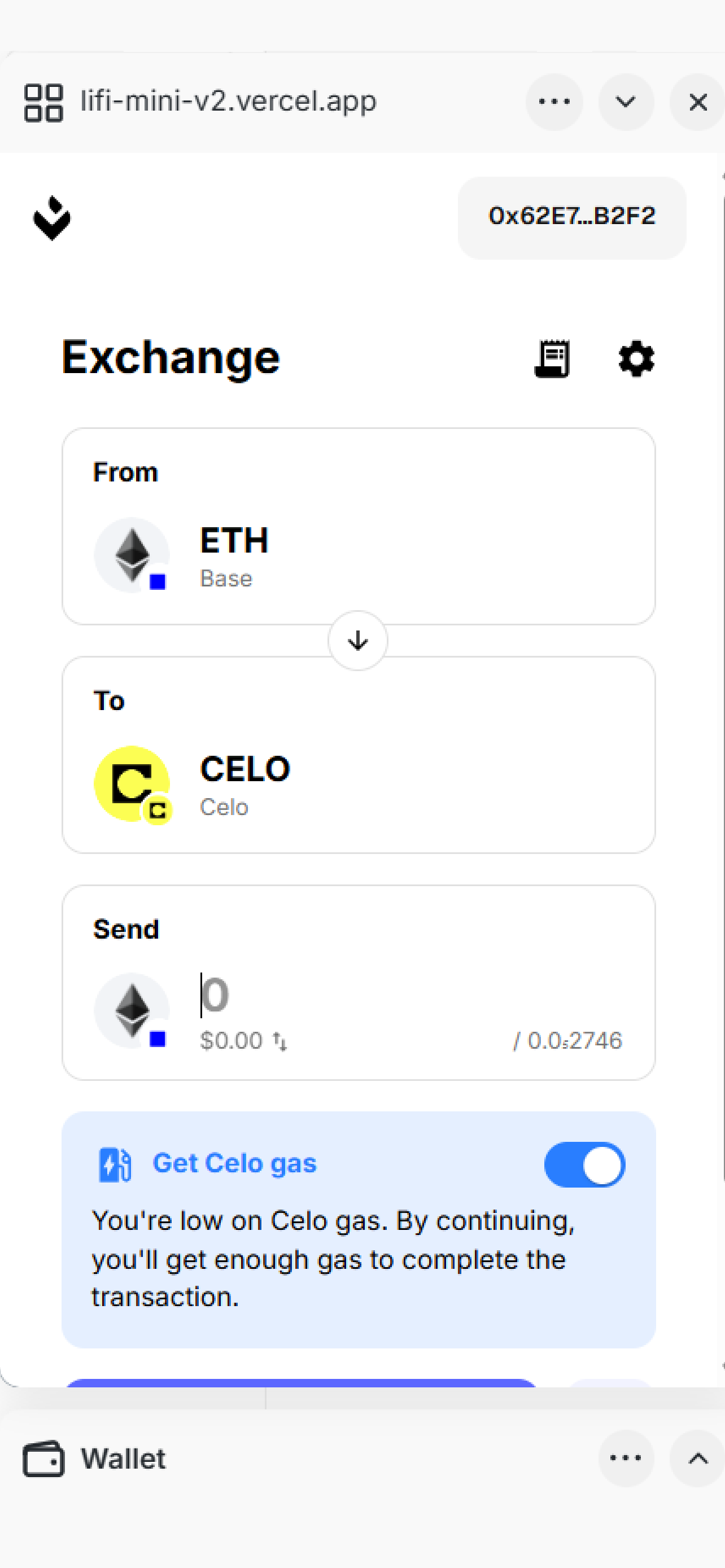 lifi-mini - Farcaster Mini Apps screenshot